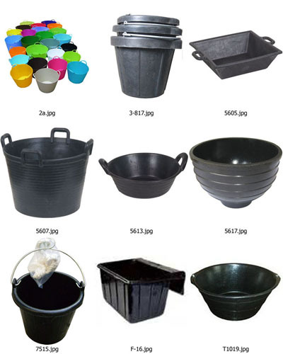 Rubber Bucket Plastic