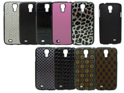 Rubberized Pc Mobile Phone Case With Pu Covered For Samsung S4 I9500