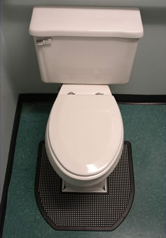 Sanitro Toilet Urine Absorbent Odor Removal Mat 6 Mats 22 X 1 4
