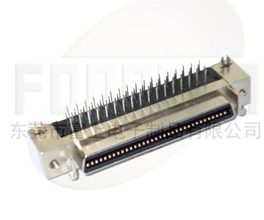 Scsi 68pin Connector Ringht Angle Female