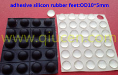 Self Adhesive Rubber Feet Square Clear Small Bumpers