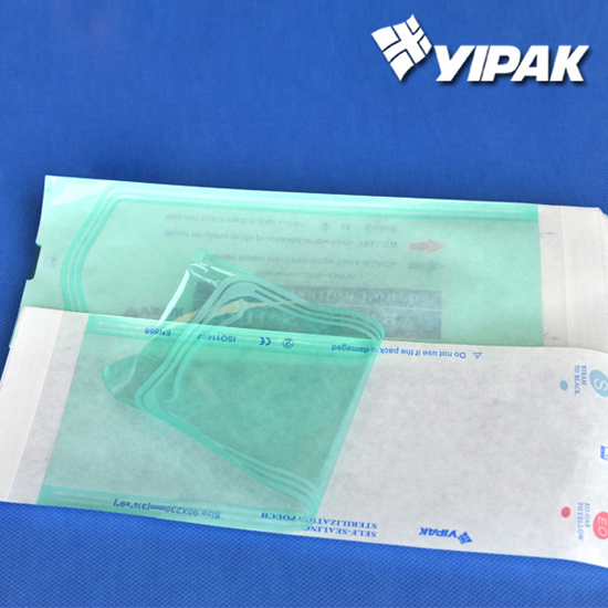 Self Sealing Sterilization Pouches With Steam Eo Indicators