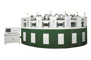 Sell Curved Automatic Eva Foaming Injection Moulding Machine Kou Yi