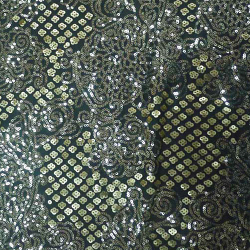 Sequin Embroidery Fabrics Sg143