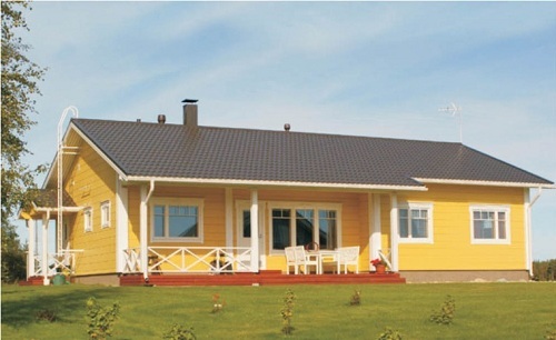 Single Storey Wooden House