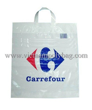Soft Loop Plastic Bag For Shopping