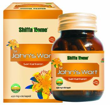 St John S Wort Natural Herbal Capsule Anti Stress 420 Mg