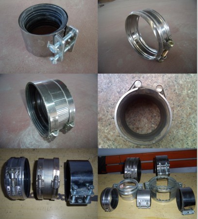 Stainless Steel Clamps With Epdm Rubber