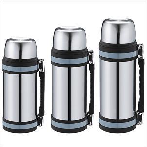 Stainless Steel Double Walls Vacuum Thermos Wide Mouth Flask
