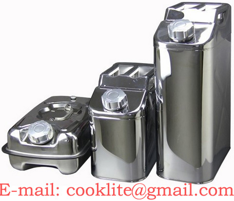 Stainless Steel Jerry Can Petrol Fuel Oil Drum