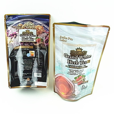 Stand Up Metallic Foil Coffee Bags
