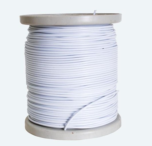Steel Spring Curtain Wire White Pvc Coated