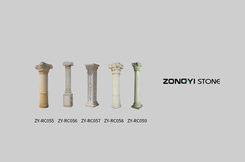 Stone Column Special Shape Marble