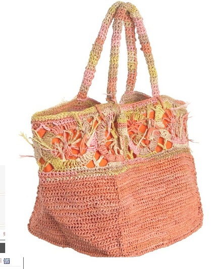 Straw Handbag Beach Bag Paper Fabric Grass Jute Rattan