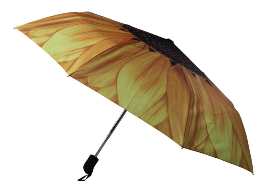 Sunflower Shape Customized Ladies Parasol Umbrella