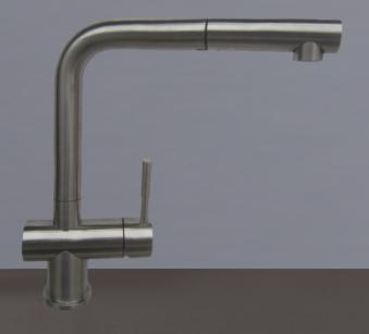 Sus304 Stainless Steel Cold Hot Pullout Kitchen Mixer