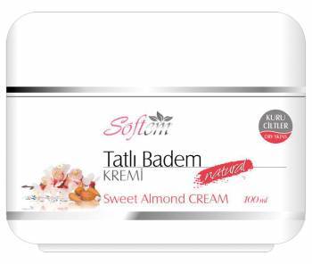 Sweet Almond Cream 100 Ml For Skin Care