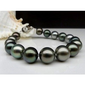 Tahitian Pearl 9 0 10 Mm Bracelet