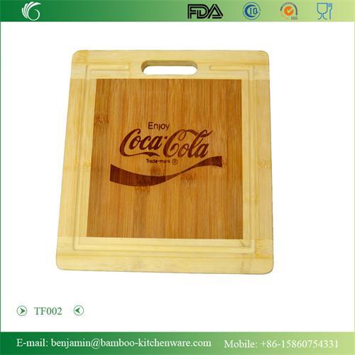 Tf002 100 Bamboo Easy Clean Square Cutting Board Set Chopping Blocks