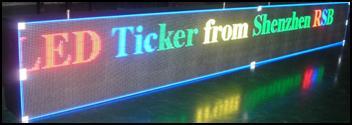 Ticker Full Color Led Display