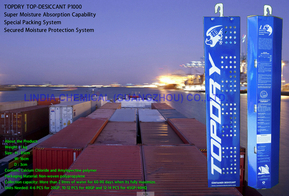 Topdry Desiccant Against Condensation In Shipping Container