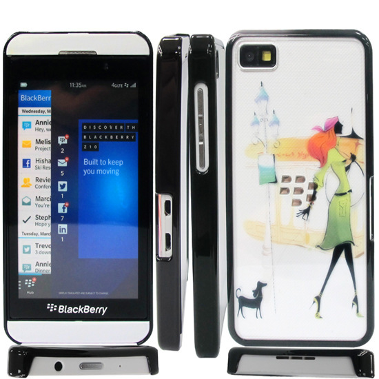 Transparent Color Pc Hard Case Covers For Blackberry Z10
