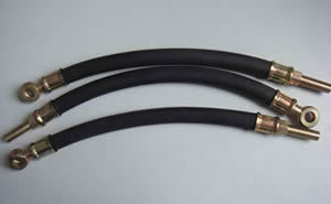 Two Spiral And Four Air Brake Hoses For Systems