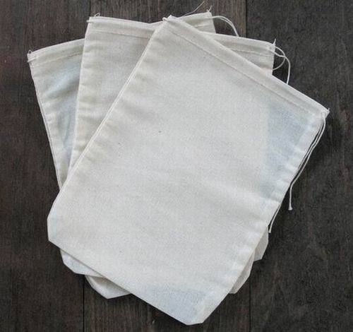 Unbleached Cotton Muslin Bags