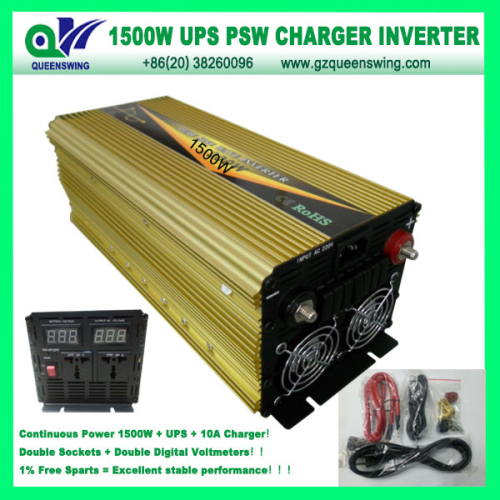 Ups 1500w Pure Sine Wave Power Inverter With 10a Charger