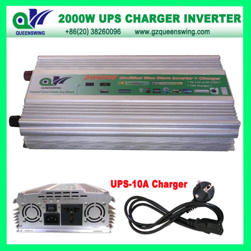 Ups 2000w Modified Sine Wave Power Inverter With 10a Charger