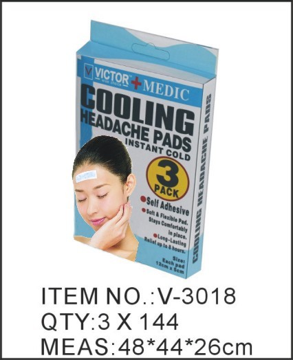 V 3018 Cooling Patch For Headache