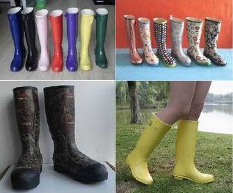 Various New Fashion Rubber Rain Boots