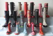 Various Rubber Rain Boots For Men Women And Kids
