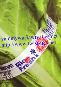 Vegetable Paper Twist Ties Tags