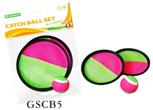 Velcro Catch Mitts Throw And Ball Game Set