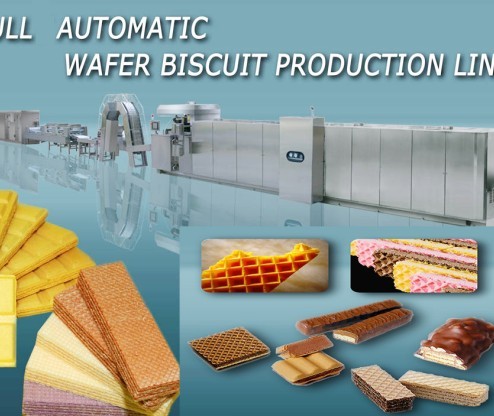 Wafer Waffle Biscuit Production Line
