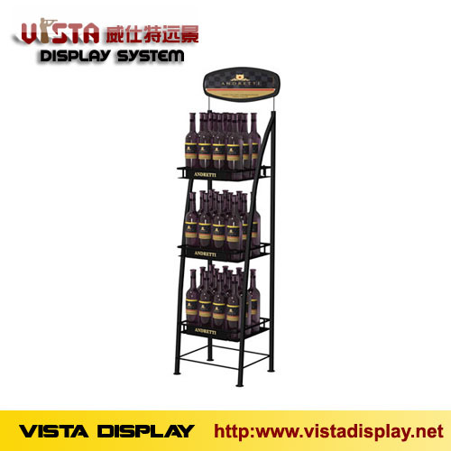 Wine Display Rack Metal Stand
