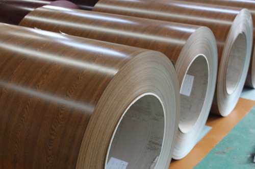 Wooden Grain Prepainted Steel Sheets For Metal Roofing Material