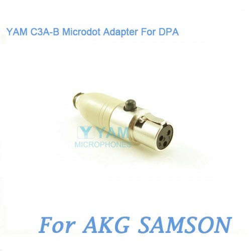 Yam C3a B Microdot Adapter For Dpa Microphones Fit Akg Samson Bodypack Tran