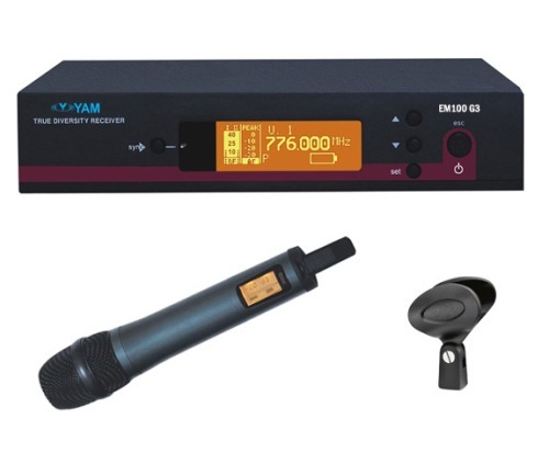 Yam Em100 G3 Wireless Microphone Uhf System For Stage