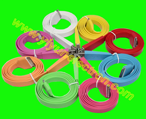 Yap 023 Flat Colorful Iphone To Usb Cable