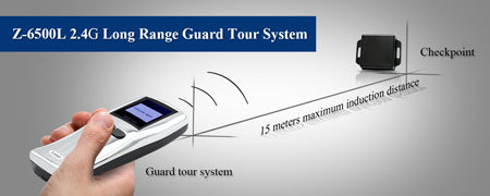 Z 6500d 2 4g Long Range Scanning Guard Clocking System